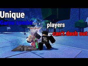 True combo! |No escape Garou combo| (saitama battleground)