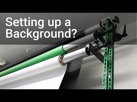 How to set up a fixed background system for a studio (feat. LightPro Expan Hook Background System)