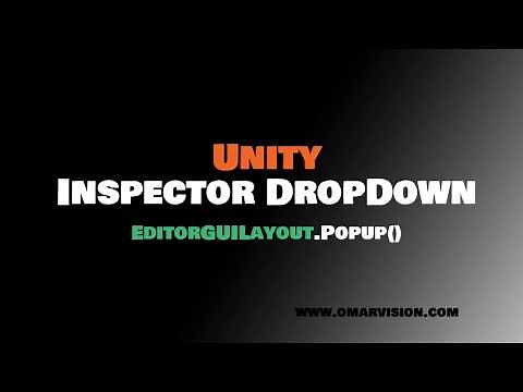 Unity Inspector Dropdown