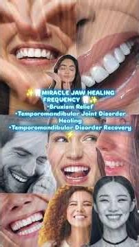✨🦷 MIRACLE JAW HEALING FREQUENCY 🦷✨ | Bruxism, TMJ & TMD Relief ⚡