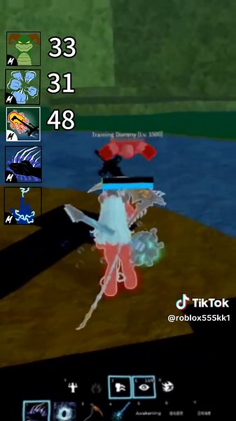 Blox Fruits Roblox Gameplay: M1 Melee Kill Stats
