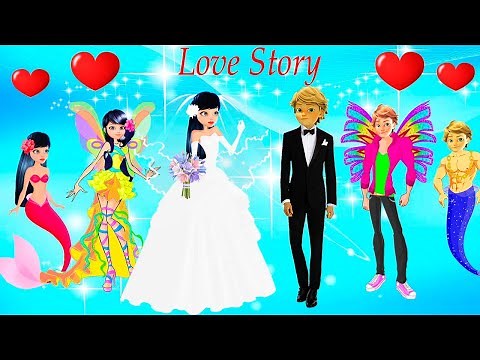 Ladybug and Cat Noir Love Story Wedding Mermaids Fairies New Episode