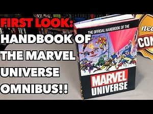 FIRST LOOK: Official Handbook of the Marvel Universe Omnibus!