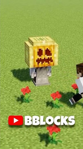 Build the BBlocks Mrs.Pumkin in Minecraft! 🎃 #minecraft #shorts