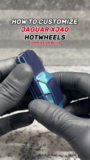 HOW TO CUSTOMIZE JAGUAR XJ40 #hotwheels #jaguar #custom