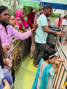 Eid visit to Magic Island (Raw video )Shared my daughter’s Happiness 💜 | Beautification