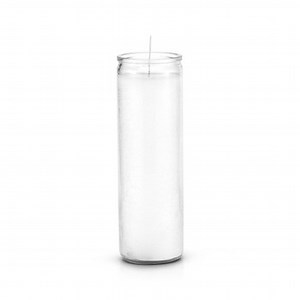 7 Day Plain Candle White