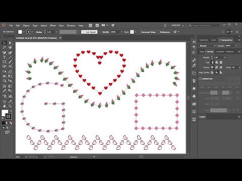How to Repeat a Shape Along Any Path in Adobe Illustrator