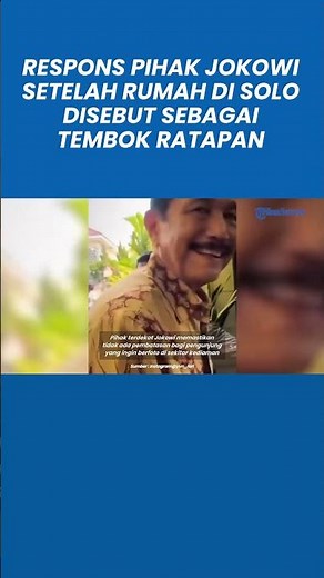 Respons Pihak Jokowi Setelah Rumah di Solo Disebut Netizen Sebagai Tembok Ratapan