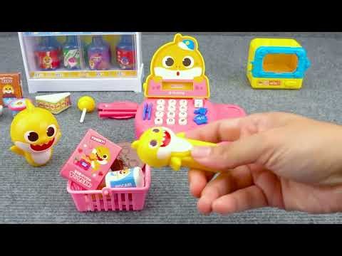 Relaxing With Pinkfong Ice Cream Playset Unboxing 🎂🍧 Baby Shark Cash Register Toys ASMR Review