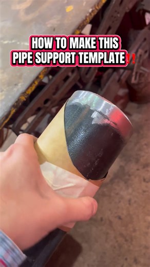 WELDS ‘N MORE on Instagram: "Pipe support template! #fyp #pipefitter #welder #oilfield #weldernation #pipefitting #bluecollar #fabricator #fabrication"