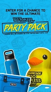 🎈 The World’s Largest Jeep Event Is Coming! 🎈 On 5/17/2025, make your Go Topless Day celebration even better by entering to win the Ultimate Party Pack—filled with everything you need for an epic event! 🚗🎁 📸 Don’t forget to join the Photo & Video Contest for a chance to win $500 in prizes. Just tag @gotoplessday or submit your photos—details in this link! https://terrain.jp/3u8wjEW | ExtremeTerrain.com