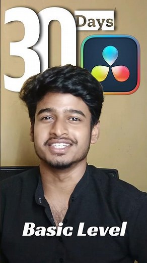 DaVinci Resolve 30 Days Beginner Challenge || #shorts