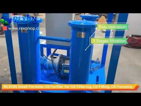 REXON High Precision Portable Oil Filtration Machine, Oil Filling Machine