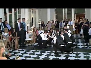 AWESOME! Wedding Groomsmen Dance — FUNNY!!!