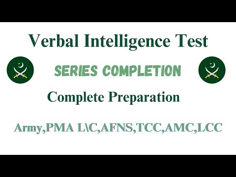 Verbal Intelligence Test Mcqs | Series Completion Techniques for Intelligence Test Success