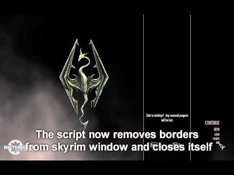 AutoHotKey - Borderless windowed script