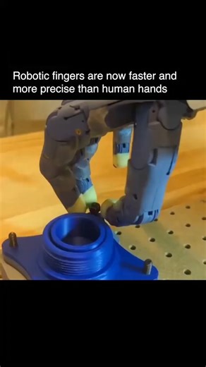 Evolvify AI | 🦾 Robotic hands tighten screws faster than humans because their control systems run thousands of times per second. Electric actuators start... | Instagram