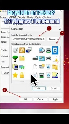 How to Pin Recycle Bin to Taskbar in Windows 11