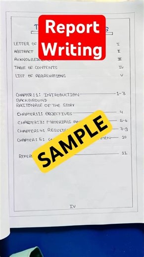 REPORT Writing || Class - 11 || Section - E || MMC #class #exam