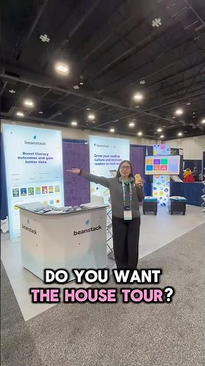 🎶 Do you want the booth tour? 🎶 #Beanstack #NCTE25