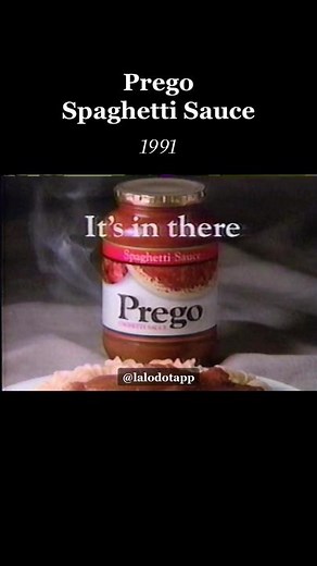 1991 Commercial for Prego Spaghetti Sauce | #90stok #90snostalgia #90scommercials #1991 #pregospaghettisauce