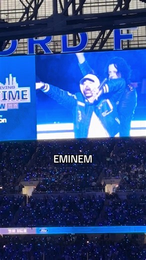 Eminem's Surprise Appearance at Ford Field Halftime