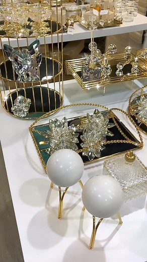 Crystal candel holder ✨ #ceramics #ceramicsproduct #showpiece #glass #homedecor #crockery #homedecoration #teaset Home Decor by Rono | Home Decor by Rono