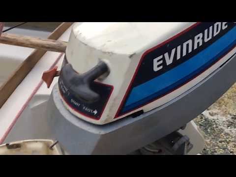 1986 Evinrude 4 HP Yachtwin Long shaft Outboard