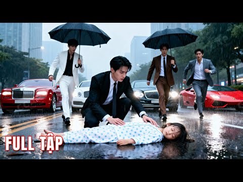 Bị bà nội cay nghiệt đuổi khỏi nhà trong mưa gió, cô bé bất ngờ được 4 cậu CEO đến đón bằng siêu xe