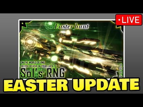 [🔴 LIVE] Sol's RNG EASTER UPDATE + SECRET EVENT