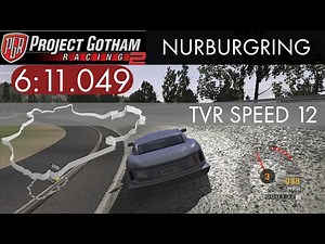Project Gotham Racing 2 (PGR2) Nurburgring - TVR Speed 12 - 6:11.049