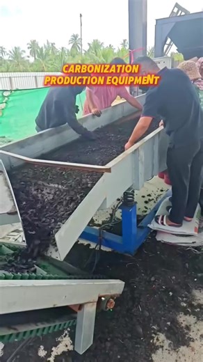 Coconut shell charcoal making machine#carbonization#pyrolysis#furnace#activatedcharcoal#fyp