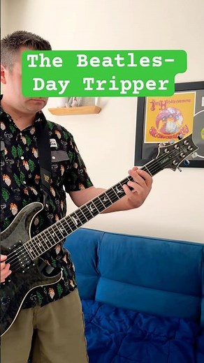Epic Beatles 'Day Tripper' Guitar Cover | 60s Rock Classic 🎸🔥