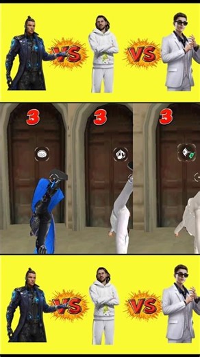 Chrono vs Dimitri vs Skylar: Skill Timing Test💯💯 #shorts #freefire #short