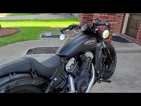 2022 Indian Scout Bobber walk around and introduction with Indian Syndicate 2 up seat.