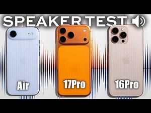 Do the iPhone Air Speakers Suck?