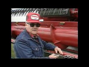 Setting the Case IH Axial Flow Combine for Soybean Harvesting 1990s