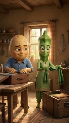 When Potato Met Okra | Cute Animated Story | Cartoon.Net