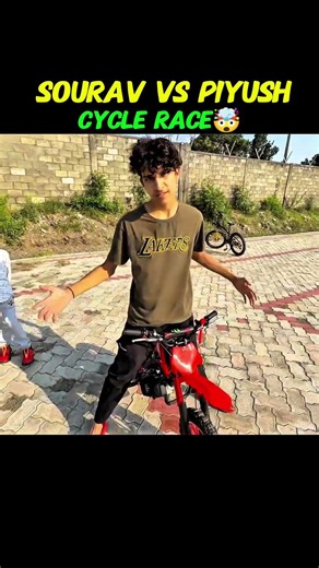 Piyush ke sath cycle race🤯🤫............ #souravjoshivlogs #piyushjoshi #souravjoshivlog