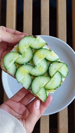 Cucumber toast