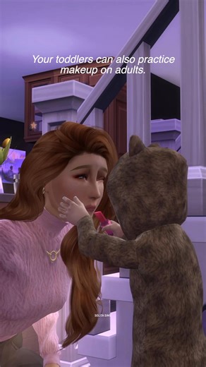 32K views · 1K reactions | a cute Sims 4 mod: functional toddler makeup kit  youtube: solitasims #Sims4 #Sims4Mods #solitasims | solitasims | Facebook