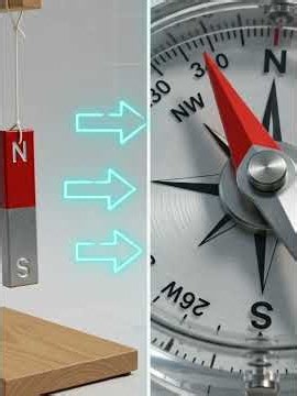 How Does a Compass Always Find North? The Amazing Power of Magnets! #shorts