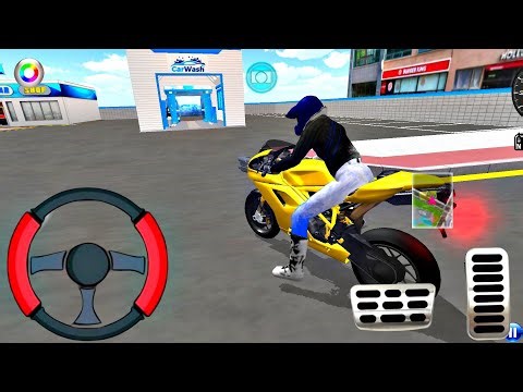 Yellow Brand New Bike 🏍️Vs Bullet Train 3d Driving class 2 android gameplay 🇲🇨 || Bike game #bike