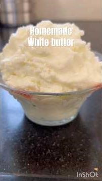 Homemade white butter recipe#easy#cooking#recipe#food#homecuisine