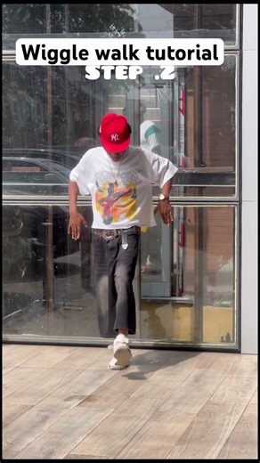 Wiggle walk tutorial #funk #remix #airwalk #tutorial #dance #shortsfyp #slickback