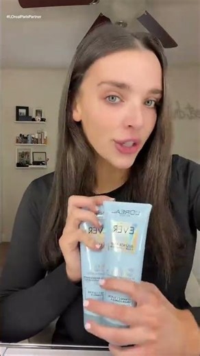 Hair care routine using the Everpure sulfate-free clarifying shampoo + conditioner❤️🧼@loréal paris