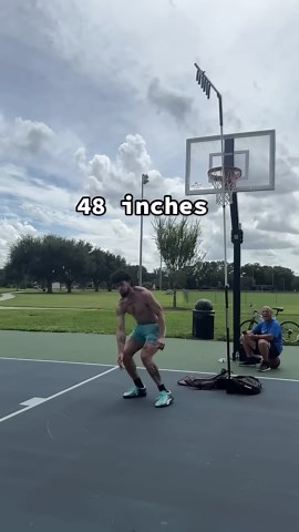 testing my outdoor vertical jump