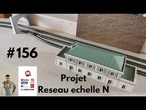 #156 construction de mon reseau module a l'echelle N train électrique modelisme ferroviaire maquette