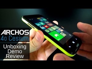 ARCHOS 40 Cesium - Unboxing, Review and Demo